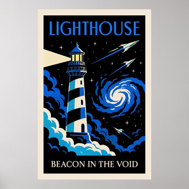 Poster Farol: Farol no Vazio (Frente)