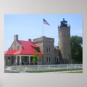 Pôster Farol Mackinac