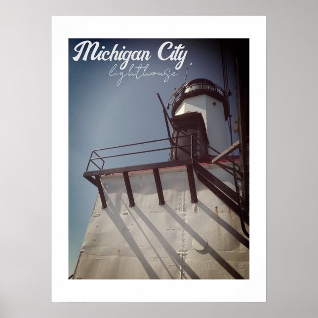 Poster Farol Michigan City IN (Frente)