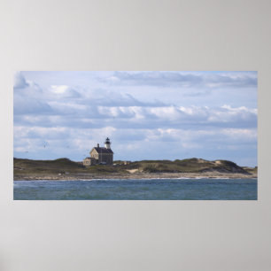 Poster Farol North Light Block Island