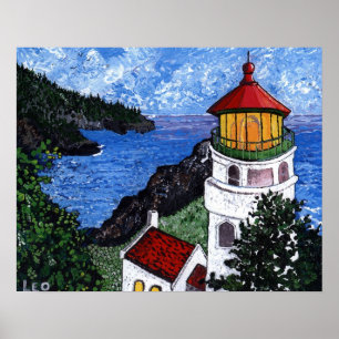 Pôster Farol principal de Heceta