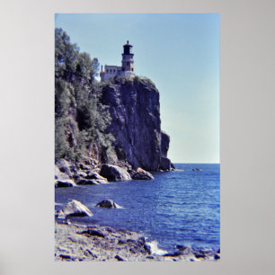 Poster Farol rachado da rocha