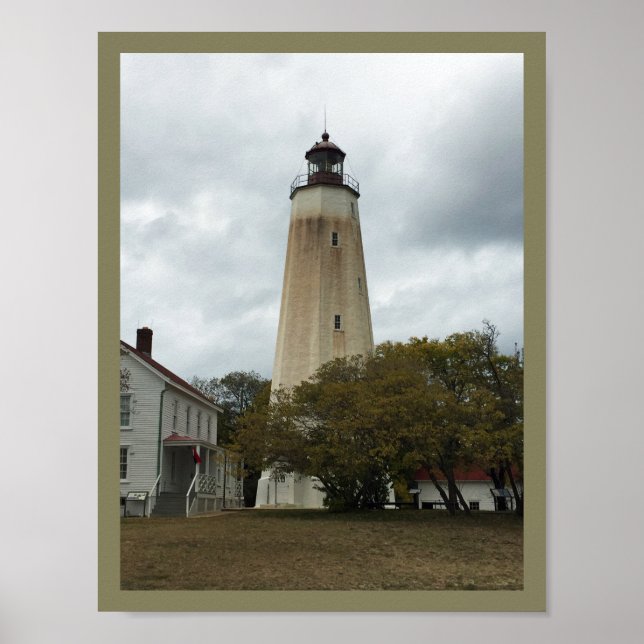Pôster Farol Sandy Hook (Frente)