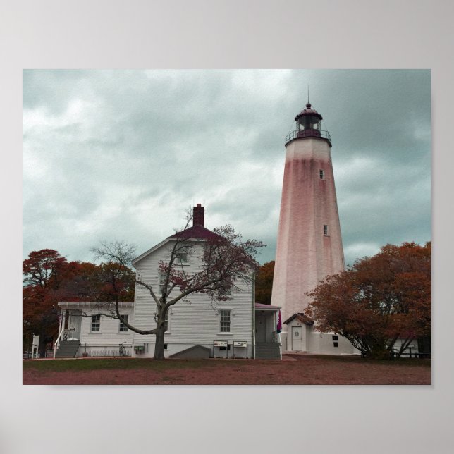 Pôster Farol Sandy Hook (Frente)