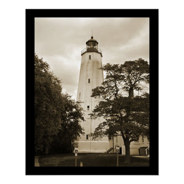 Pôster Farol Sandy Hook (Frente)