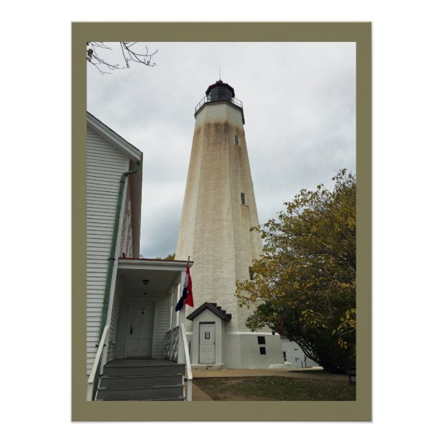 Pôster Farol Sandy Hook (Frente)