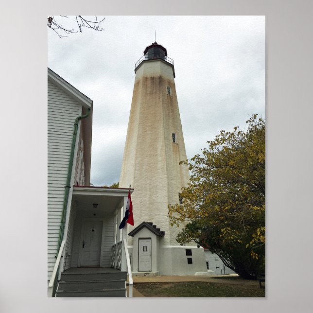 Poster Farol Sandy Hook (Frente)