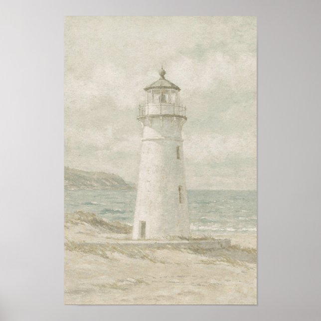 Poster Farol Soft Sage Costeiro (Frente)