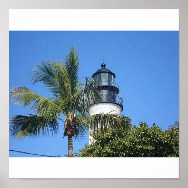 Poster Farol tropical (Frente)