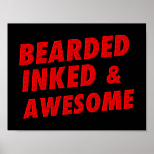 Poster Farpado, coberto & impressionante