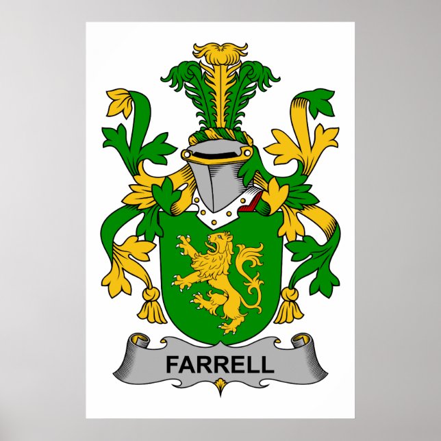 Pôster Farrell Family Crest (Frente)