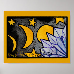 Poster Fases da Lua da Criança Selvagem da Lua