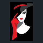 Poster Fashion art deco elegant na moda ilustração<br><div class="desc">Imagem elegante de na moda de arte de moda Se você não encontrou um produto que você quer com meu design na nossa loja, seja livre para entrar em contato comigo e eu o criarei para você. Agradeço a vossa atenção para o nosso compro. designs fazeres é o nosso grande...</div>
