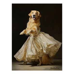 Pôster Fashion Show, Ouro Retriever Dog 01 - Jonathan B