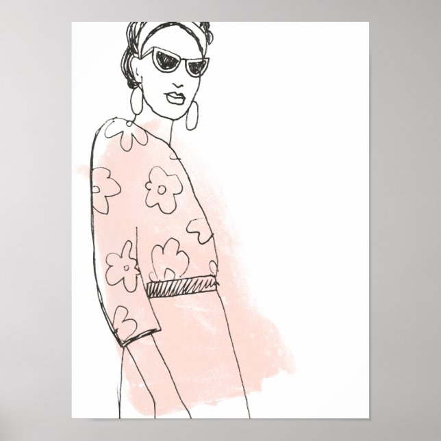 Poster Fashion Sketch (Frente)