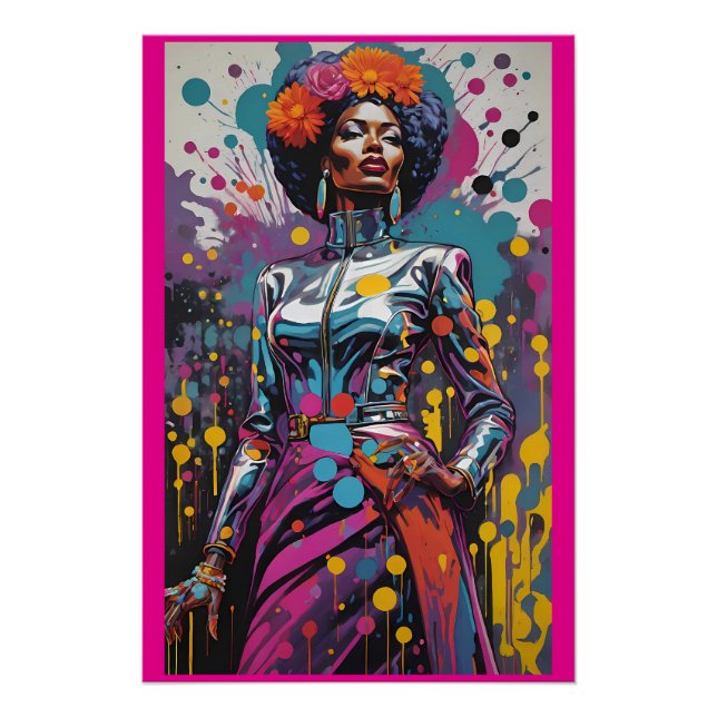 Pôster Fashion Splash - Ken Gage Art (Frente)