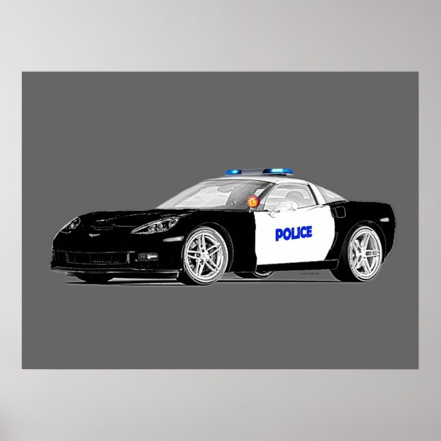 Pôster Fast Police Car!!! (Frente)