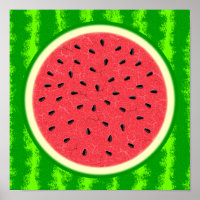 Fatia de Melancia Fruta de Verão com courato