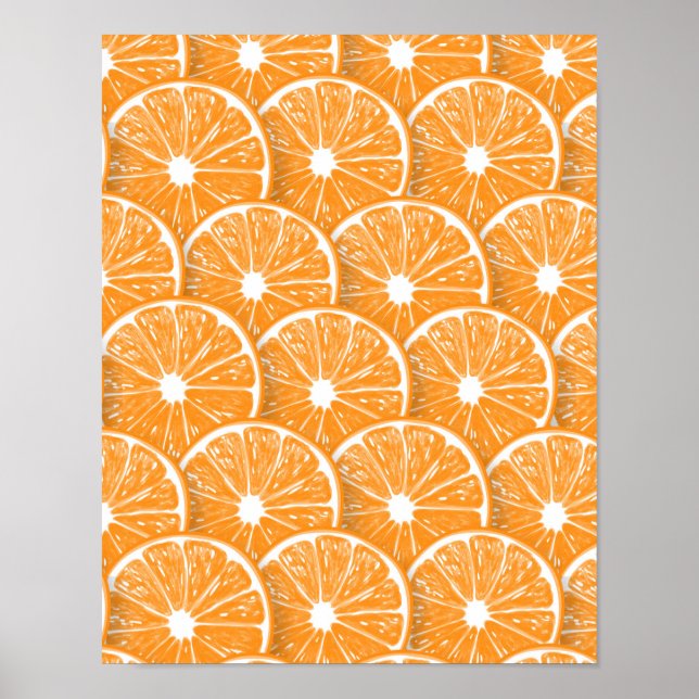Poster Fatias de laranja (Frente)