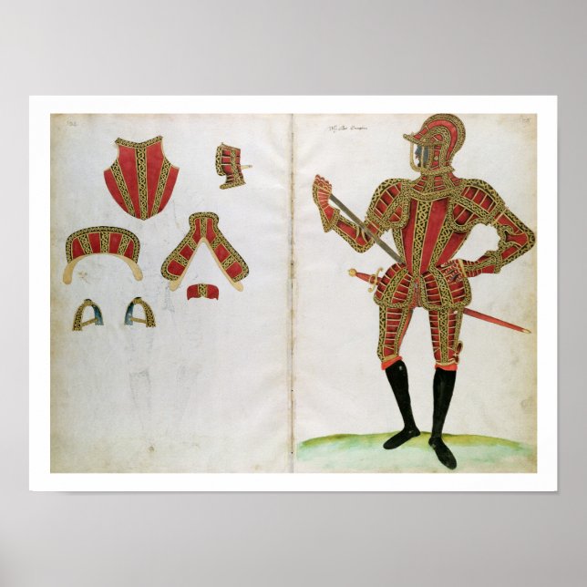 Pôster Fato de Armor para Lord Compton, de An Elizabet (Frente)