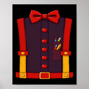 Poster Fatos de Dia dos Namorados com Gravata Borboleta e