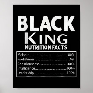 Poster Fatos Nutricionais do Mês da História Negra Mel Re