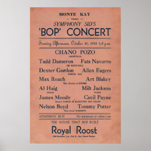 Poster Fats Navarro - Tadd Dameron - Dexter Gordon