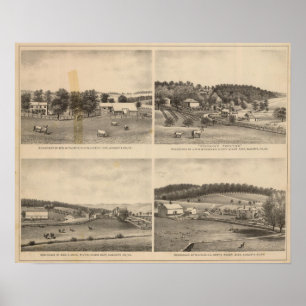 Poster Fauber, Randolph, Dudley, residências de Mish