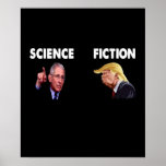 Poster Fauci Science Trendy Fiction<br><div class="desc">Fauci Science Trump Fiction Poster Anime Cartoon Comic Fiction Manga</div>