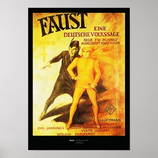 Poster Faust Restored Adaptation (Frente)