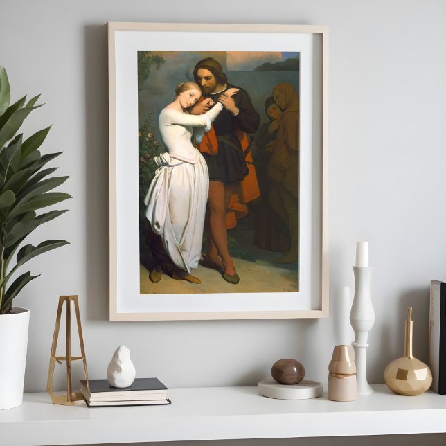 Poster Fausto & Margarida No Jardim por A. Scheffer (Criador carregado)