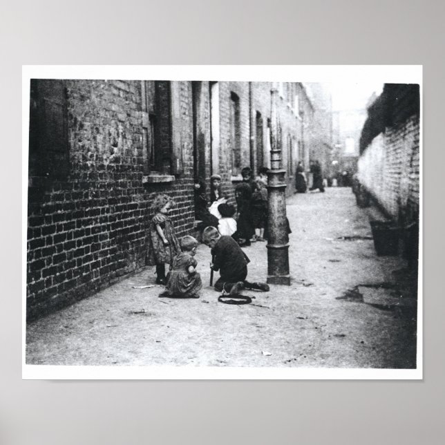 Poster Favelas de Londres (Frente)