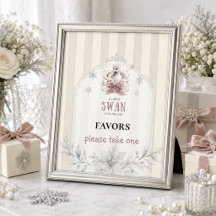 Favor de Chá de Bebê da Princesa de Inverno Pequen