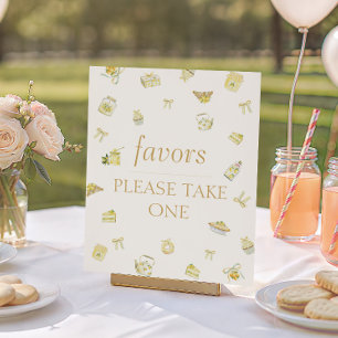 Poster Favor de Chuvinha de Limão Baby Shower