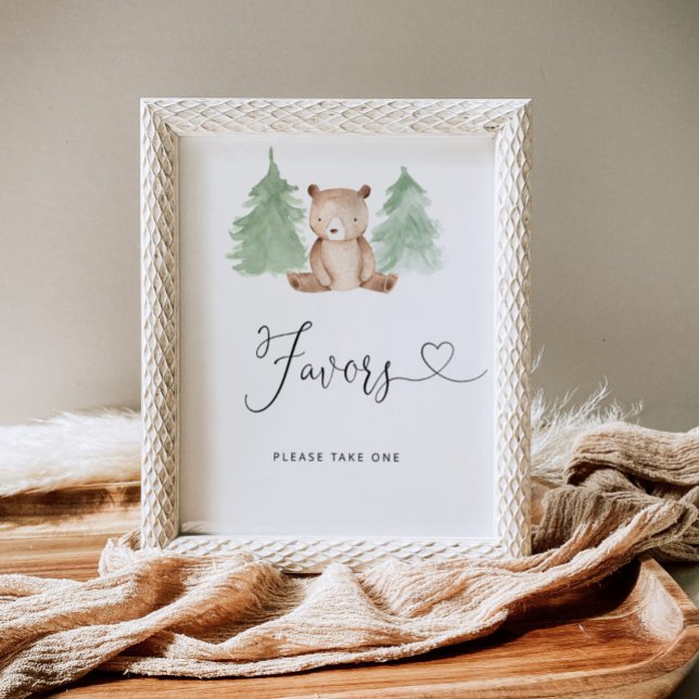 Poster Favor do urso florestal (Criador carregado)