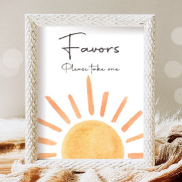 Poster Favorece Boho Sunshine Mesa Primeira Viagem Sun An