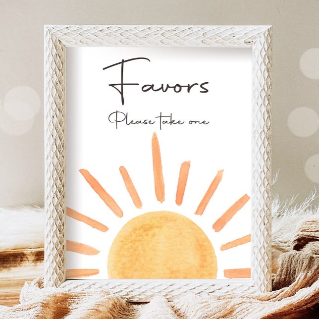 Poster Favorece Boho Sunshine Mesa Primeira Viagem Sun An (Criador carregado)