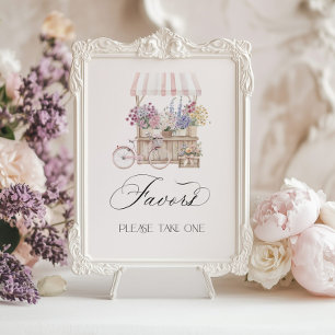 Poster Favorece o legante do mercado Provença Bridal