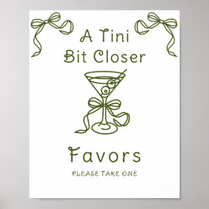 Poster FAVORES DO Chá de panela Martini