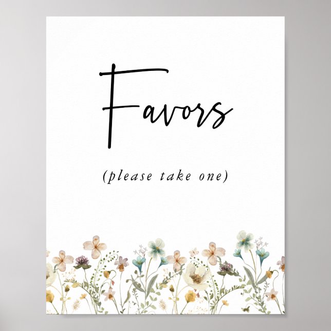 Poster Favores Florais (Frente)