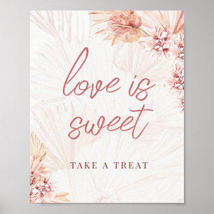 Poster Favores, Por Favor, Tome Um Casamento Boho Bohemia