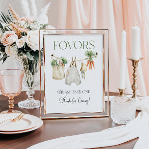 Poster Favoritos de Chá de fraldas de Fazenda crescidos l