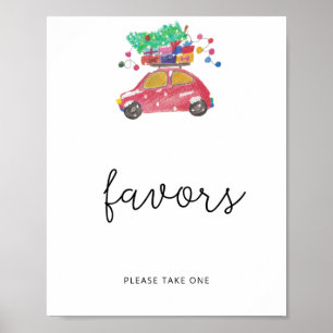 Poster Favoritos de Natal Evergreen