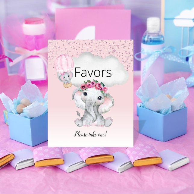 Poster Favoritos do Chá de fraldas do balão de ar quente  (Criador carregado)