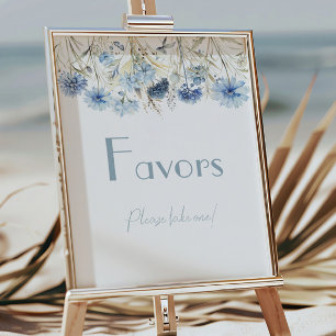 Poster Favoritos do Chá de fraldas Elegante da Hydrangea
