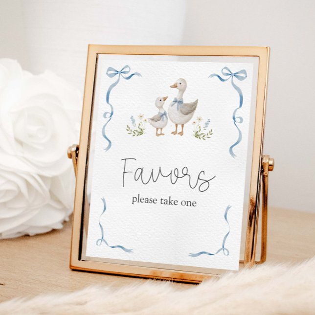 Poster Favoritos do Chá de fraldas Ganso do bobo (Criador carregado)