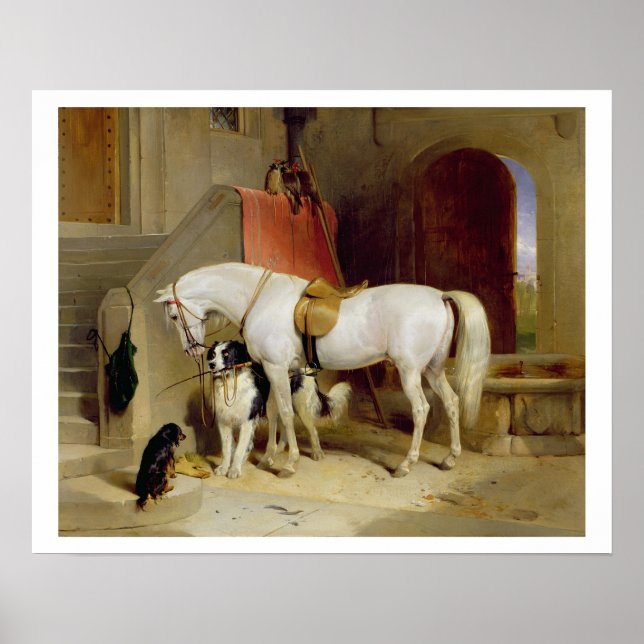 Pôster Favoritos do Príncipe George (óleo na canvas) (Frente)