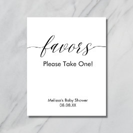 Poster Favoritos para festas Assinam Simples Minimalista