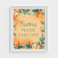 Favorzinhos de Laranja Little Cutie, Por Favor Lev