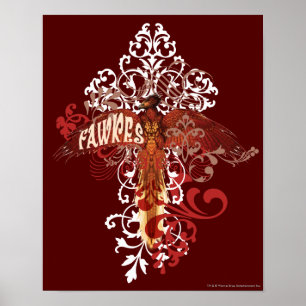 Poster Fawkes Spread Wings